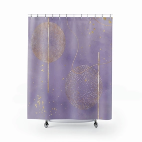 Lavender Beige boho shower curtain Lighting,Home Lighting