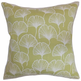 Laverne Floral Euro Sham Lime pillowcases,cotton pillow covers,bed linen