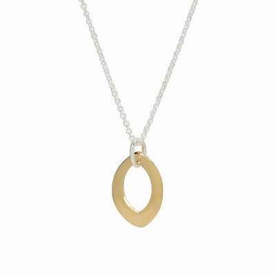 Leaf Gold-Plated Necklace