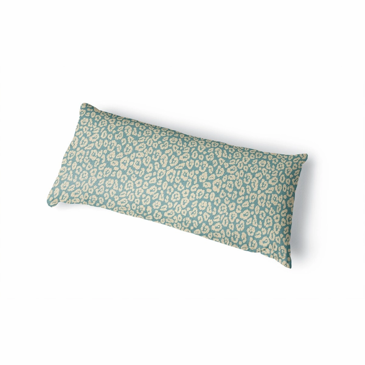 LEOPARD PRINT LIGHT BLUE Body Pillow By Kavka Designs - Light Blue