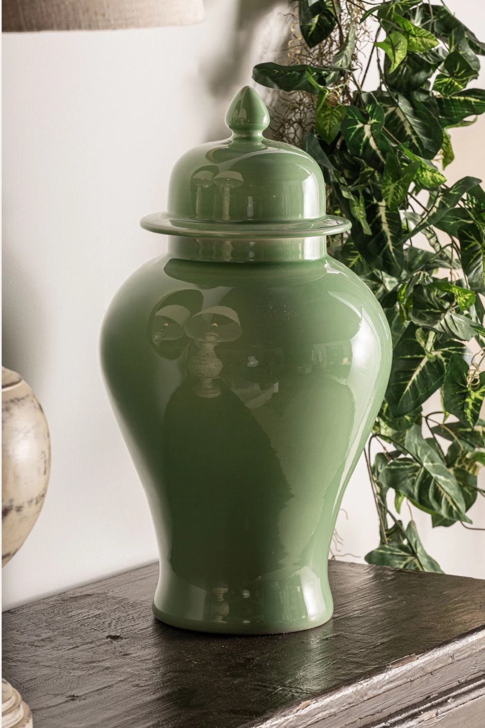 Light Green Ceramic Vase | Vical Home Ivok