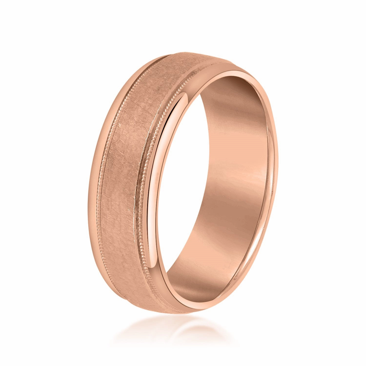 Light Hammer Finished Beveled Edge Men's Band