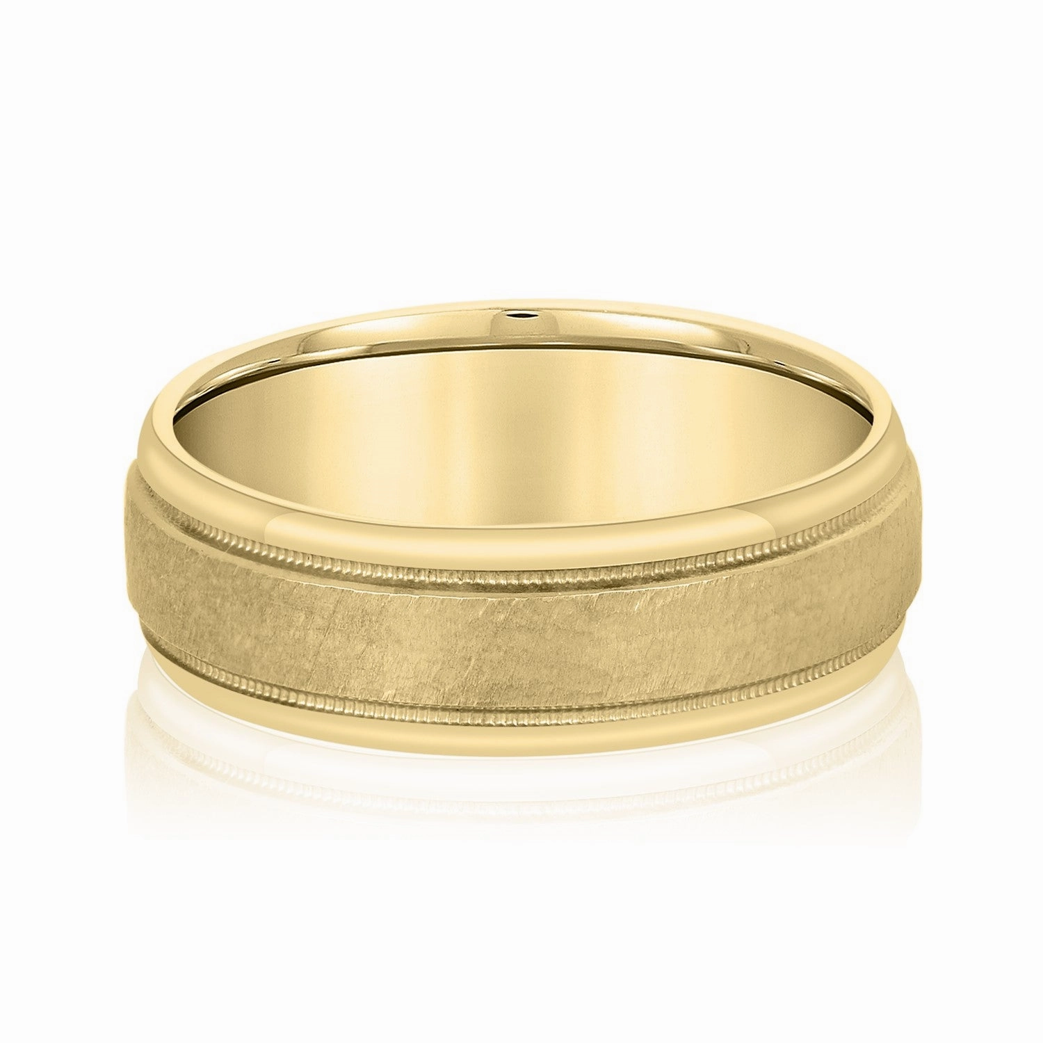 Light Hammer Finished Beveled Edge Men's Band