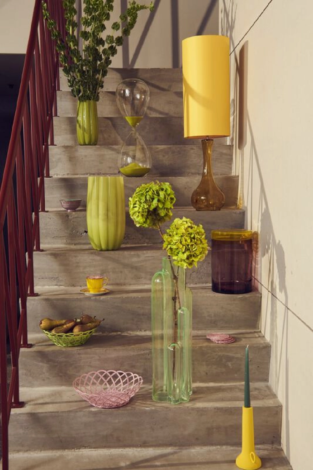 Light Pink Glass Vase M | Pols Potten Melon