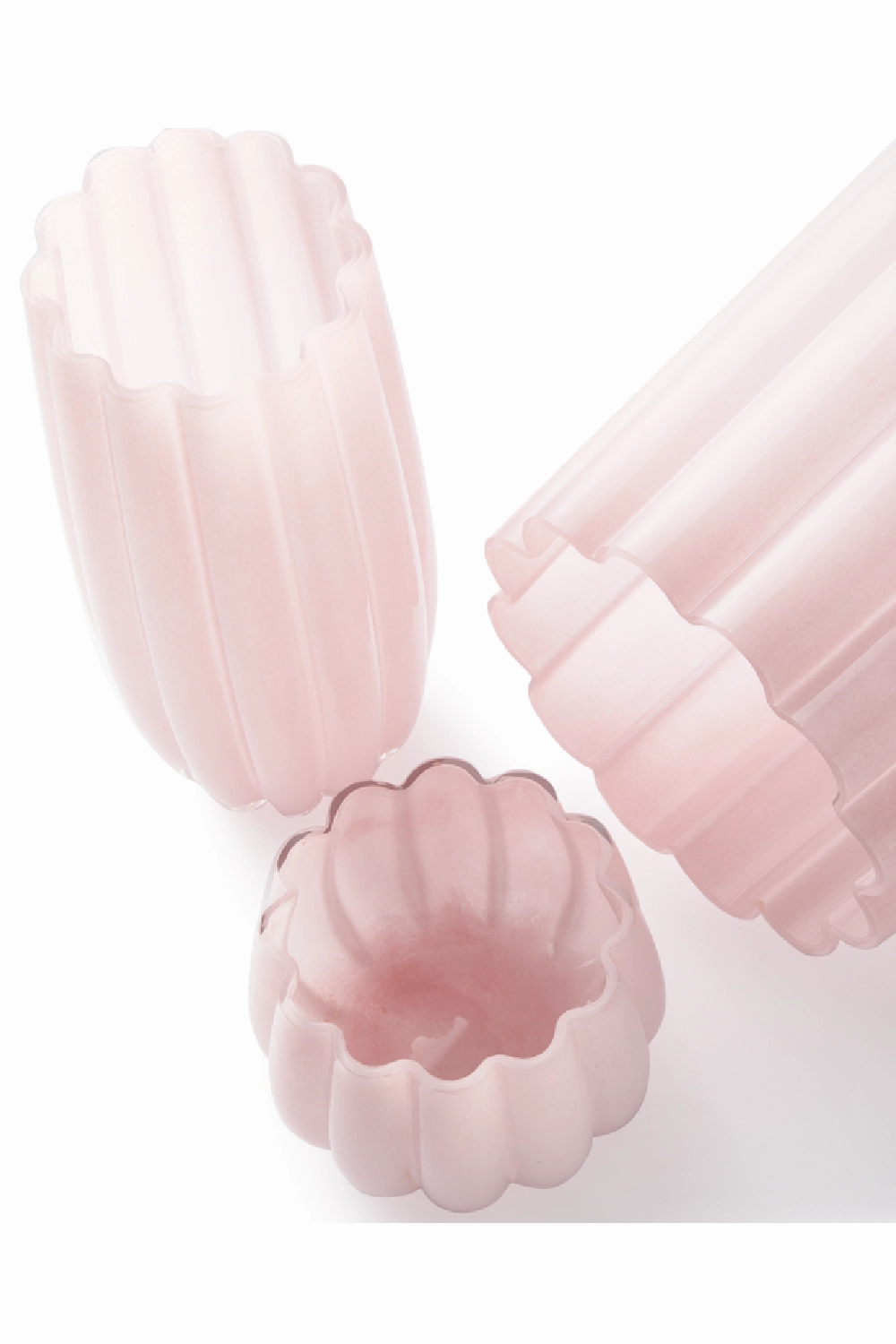 Light Pink Glass Vase M | Pols Potten Melon