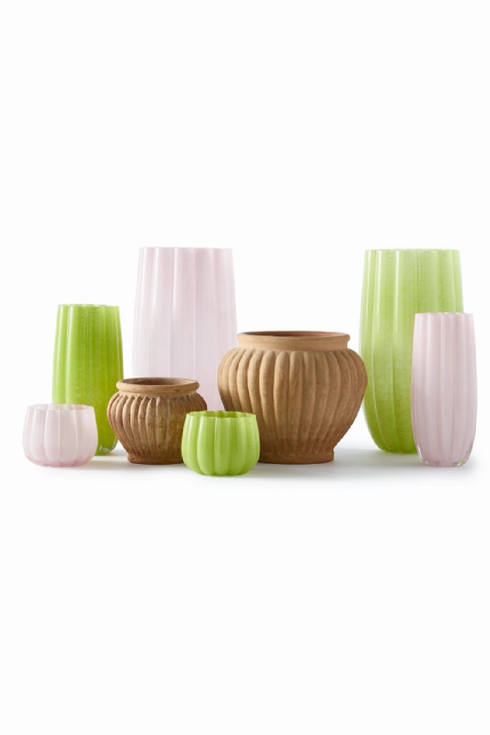 Light Pink Glass Vase M | Pols Potten Melon