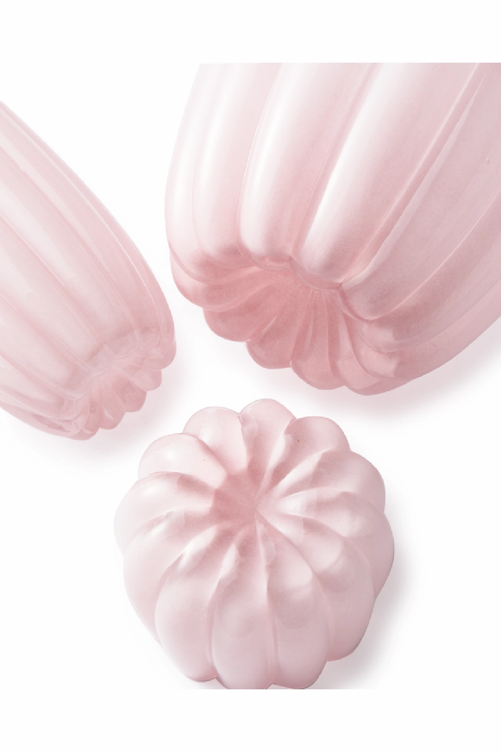 Light Pink Glass Vase M | Pols Potten Melon