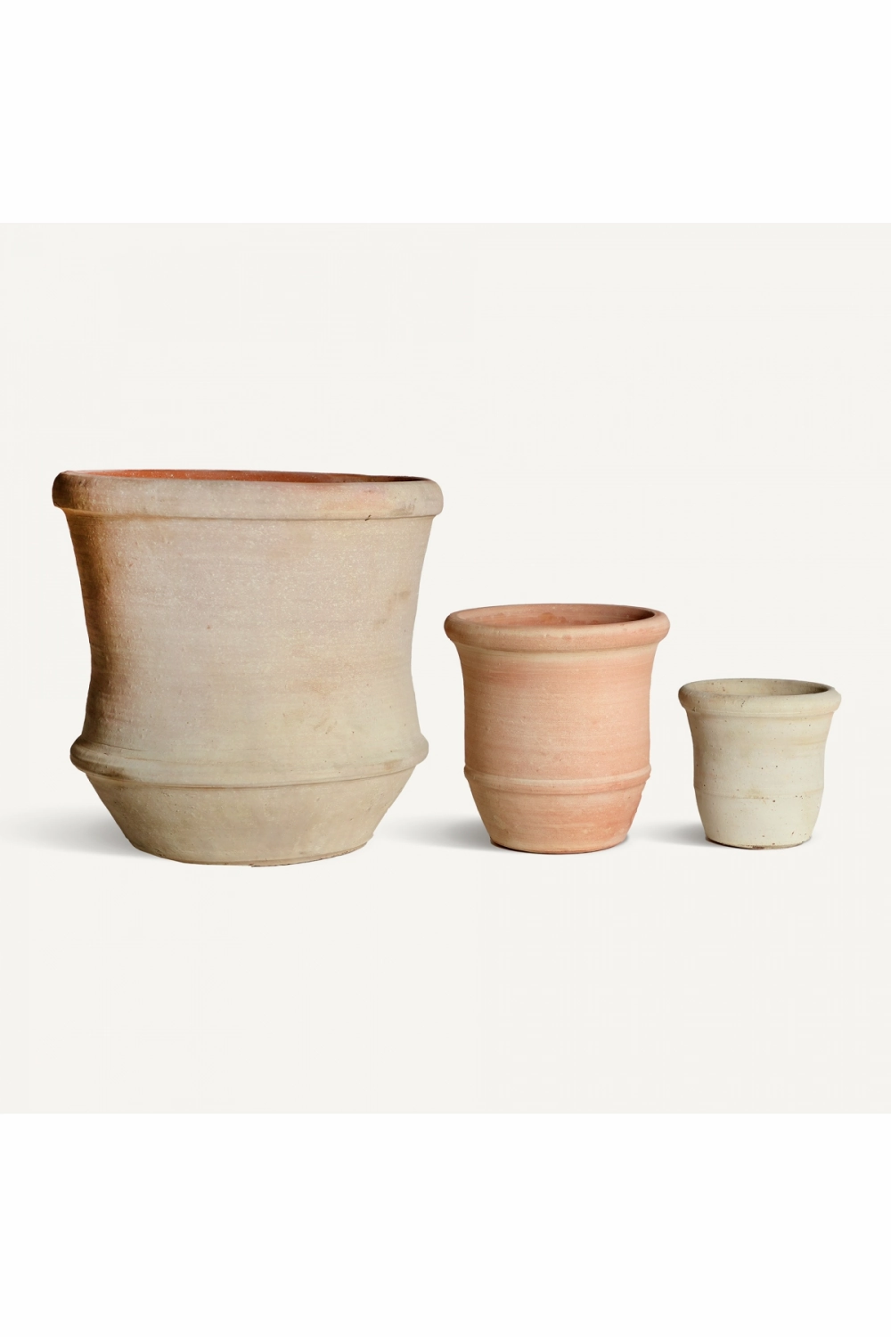 Light-Toned Clay Vases (3) | Vical Home Blad Vase,Glass Vase