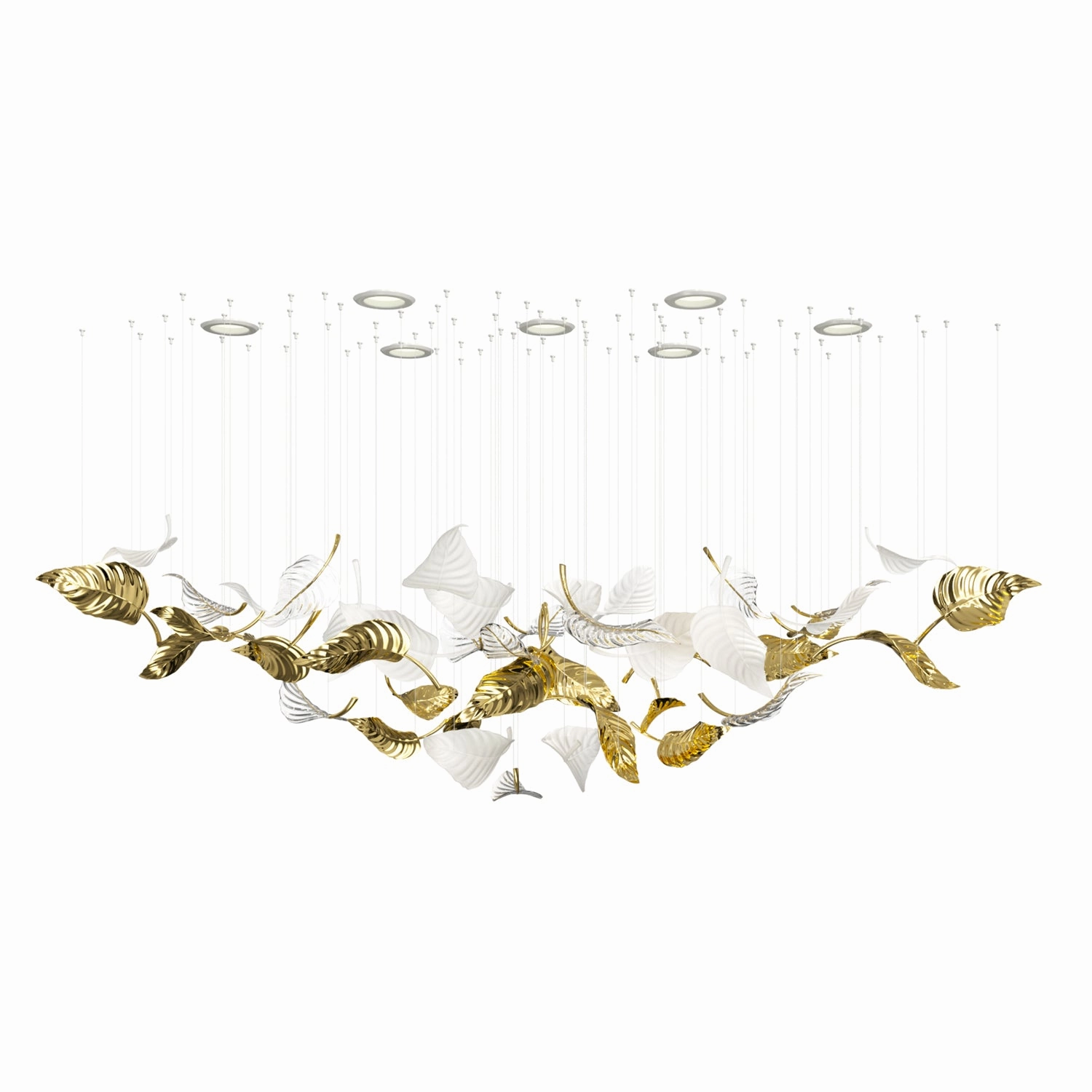 Linden Leaves Chandelier