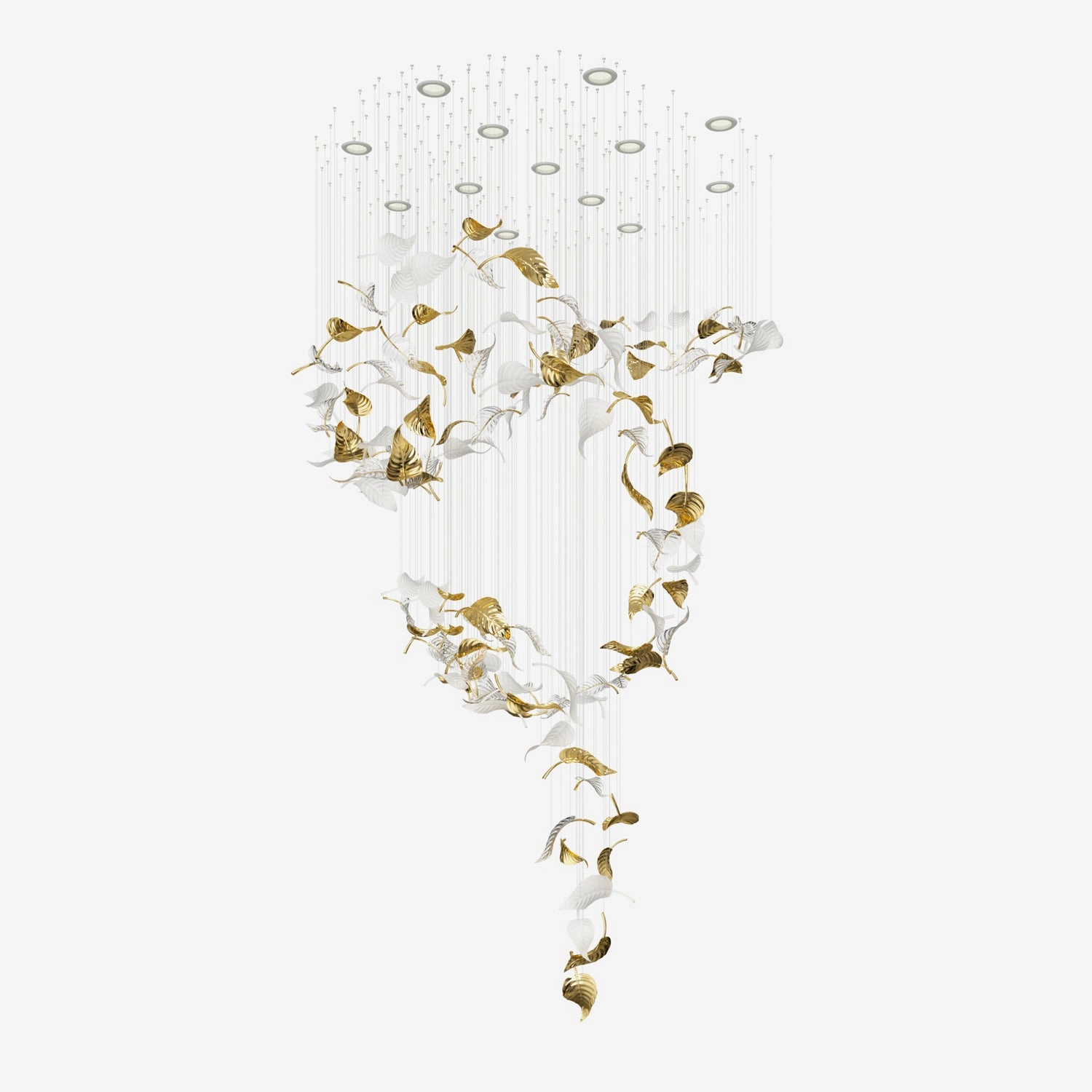 Linden Leaves Chandelier chandelier,ceiling light,decorative lighting