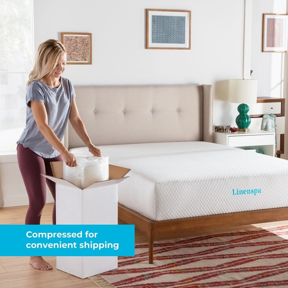 Linenspa Essentials 2 Inch ActiveRelief&trade; Memory Foam Mattress Topper