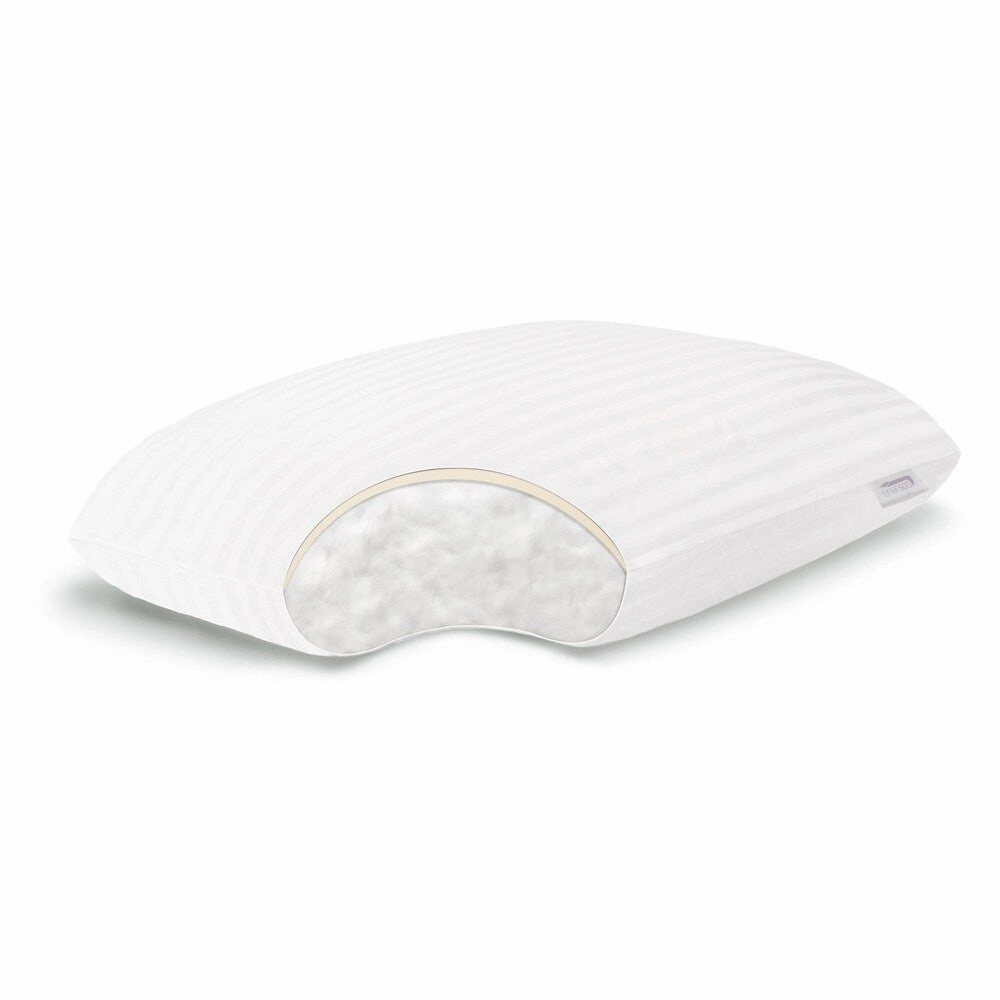Linenspa Essentials Luxurious 300 Thread Count Cotton Cover Gel Fiber with Memory Foam Layer Pillow pillows,bed pillow,sleeping cushion