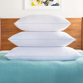 Linenspa Gel Infused Shredded Memory Foam Pillow pillows,bed pillow,sleeping cushion