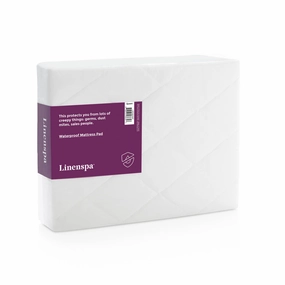 LINENSPA Waterproof Stretch Skirt Mattress Pad mattress pads,mattress topper,bed protection
