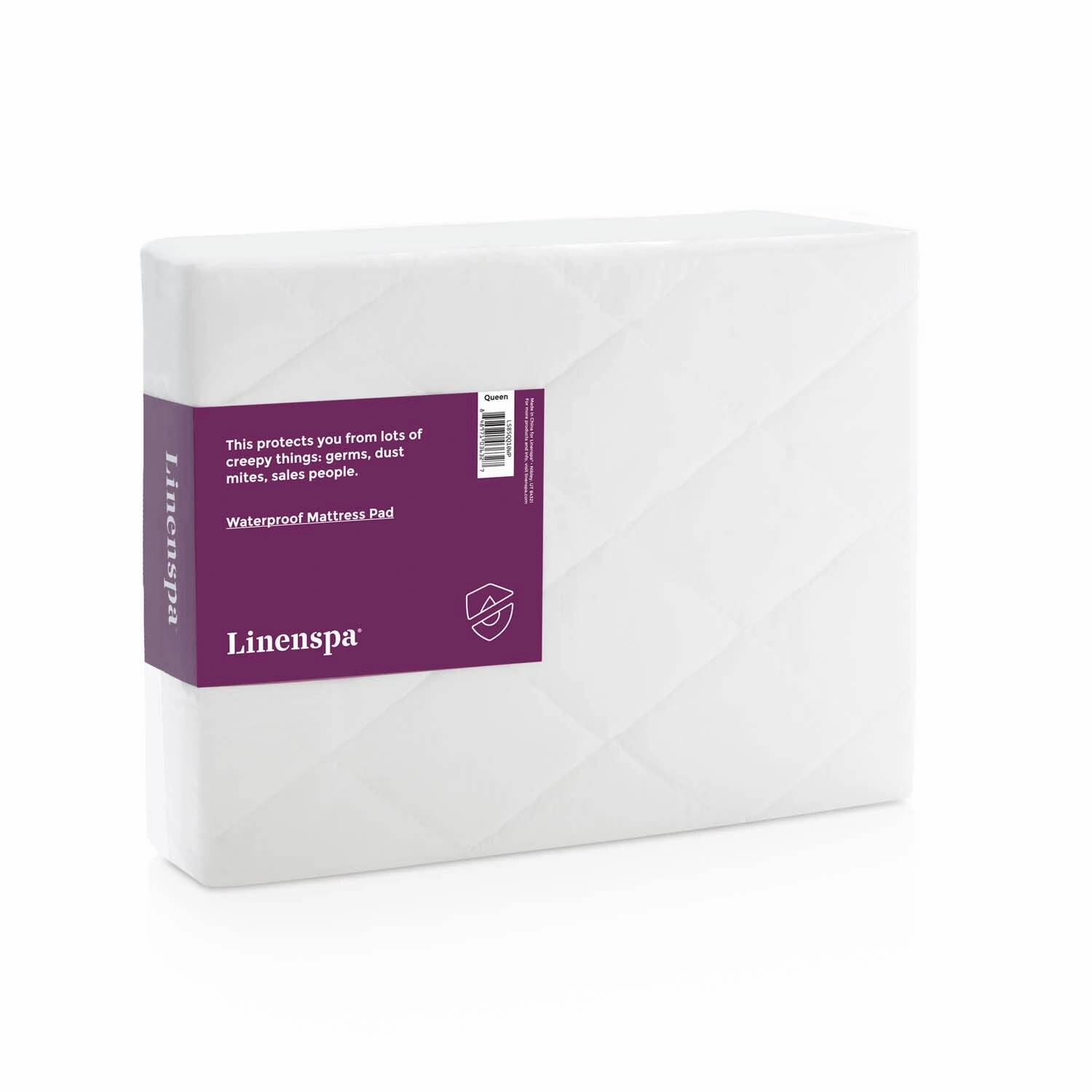 LINENSPA Waterproof Stretch Skirt Mattress Pad mattress pads,mattress topper,bed protection