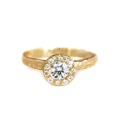 Little Halo Diamond Ring