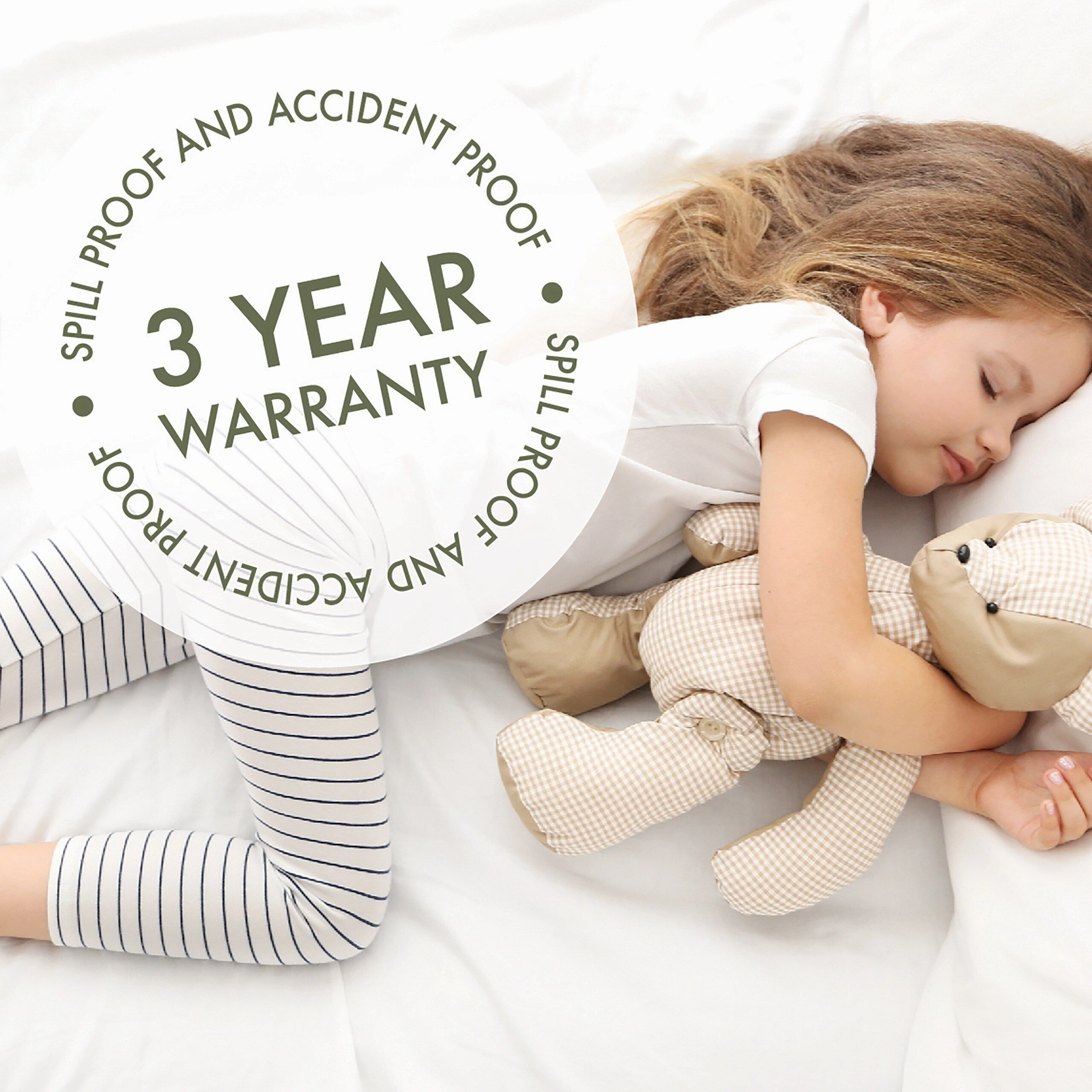 Living Essentials Hypoallergenic Waterproof Mattress Encasement (Twin)