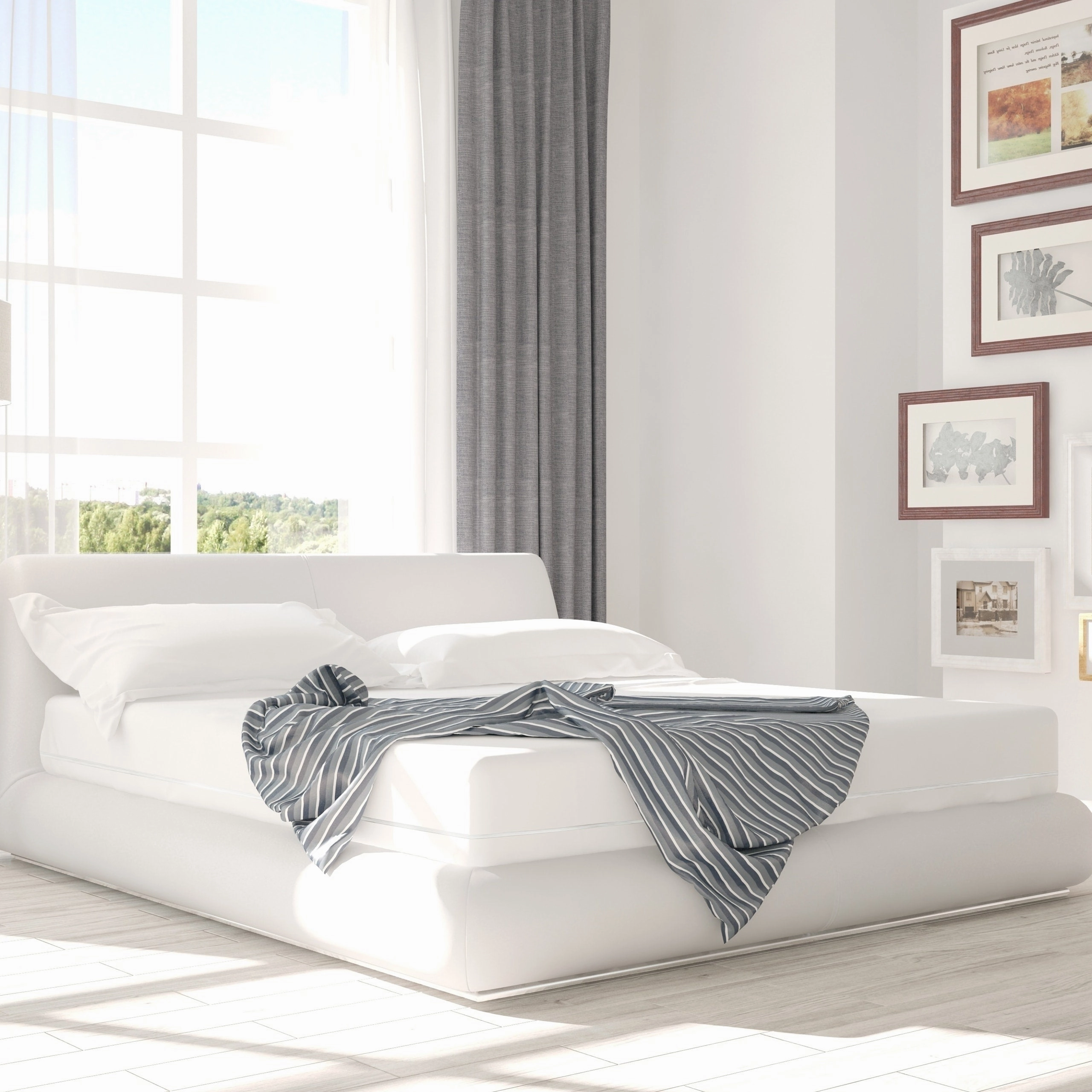 Living Essentials Hypoallergenic Waterproof Mattress Encasement (Twin)