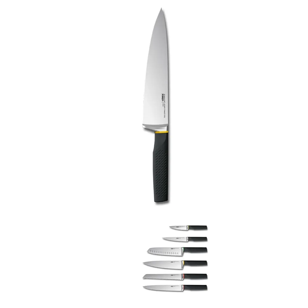 LockBlock 6 piece self locking knife block set