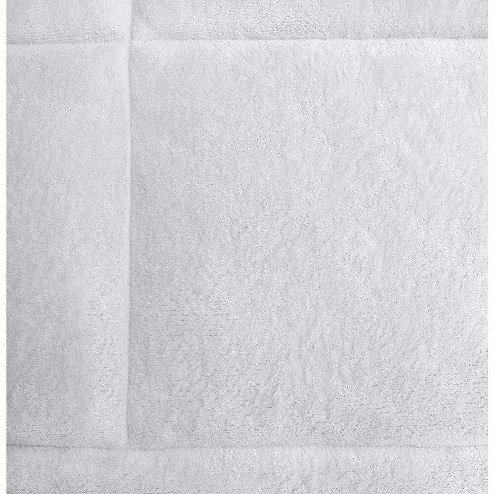 LoftWorks Microplush Extra Soft Plush Top Mattress Pad with Deep Skirt - White