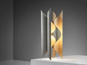 Lorenzo Burchiellaro Large Sculptural Lamp in Metal Knife Set,Kitchen Knives