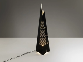 Lorenzo Carmellini & Enrico Tronconi 'Il Personaggi' Floor Lamp in Black Knife Set,Kitchen Knives