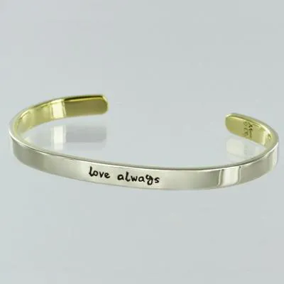 Love Always Mixed Metals Cuff Bracelet
