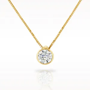 Love Diamonds 0.25ct Diamond Yellow Gold Necklace