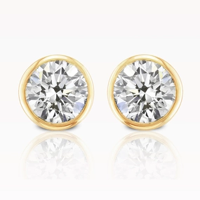 Love Diamonds 0.20ct Yellow Gold Earrings