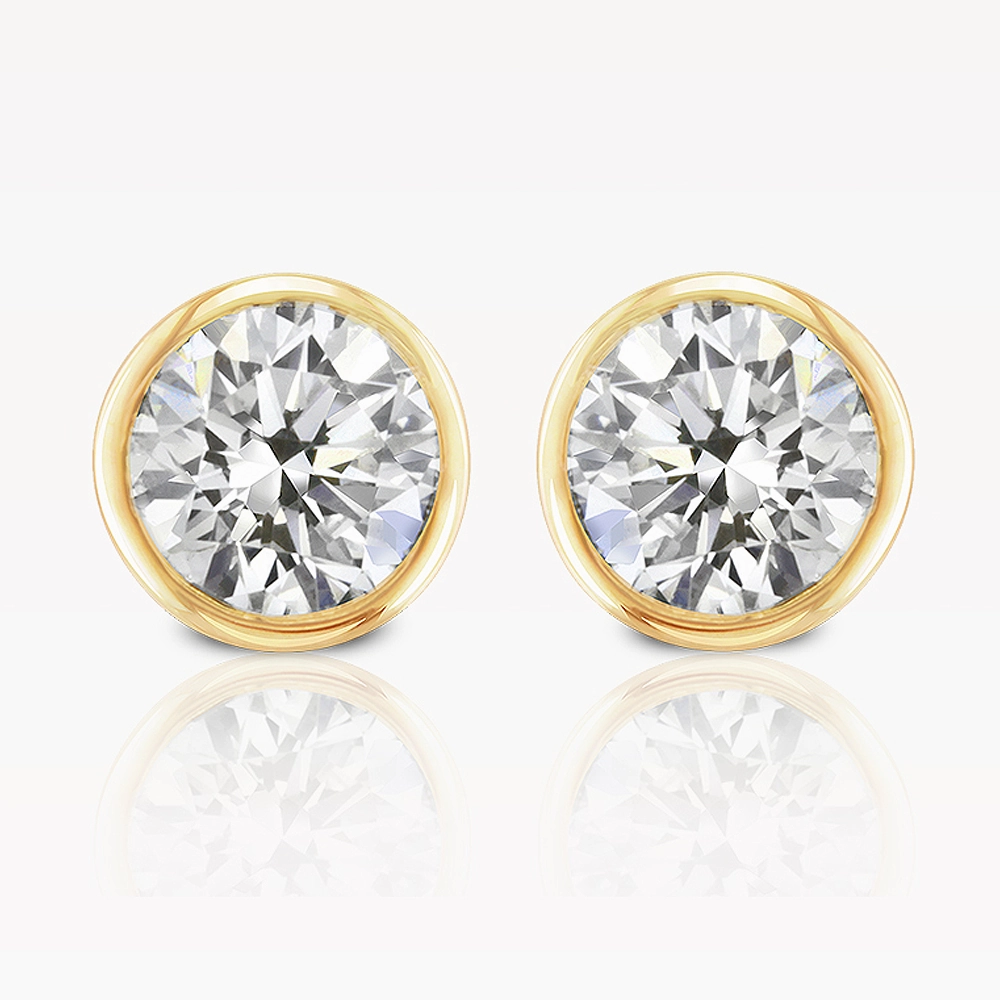 Love Diamonds 0.20ct Yellow Gold Earrings