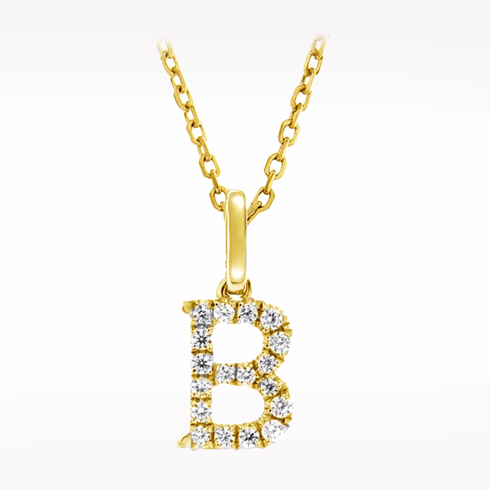 Love Letters B Necklace
