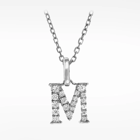 Love Letters M Necklace