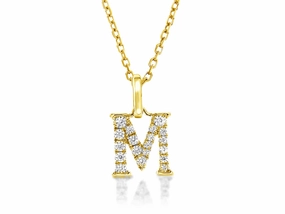 Love Letters M Necklace