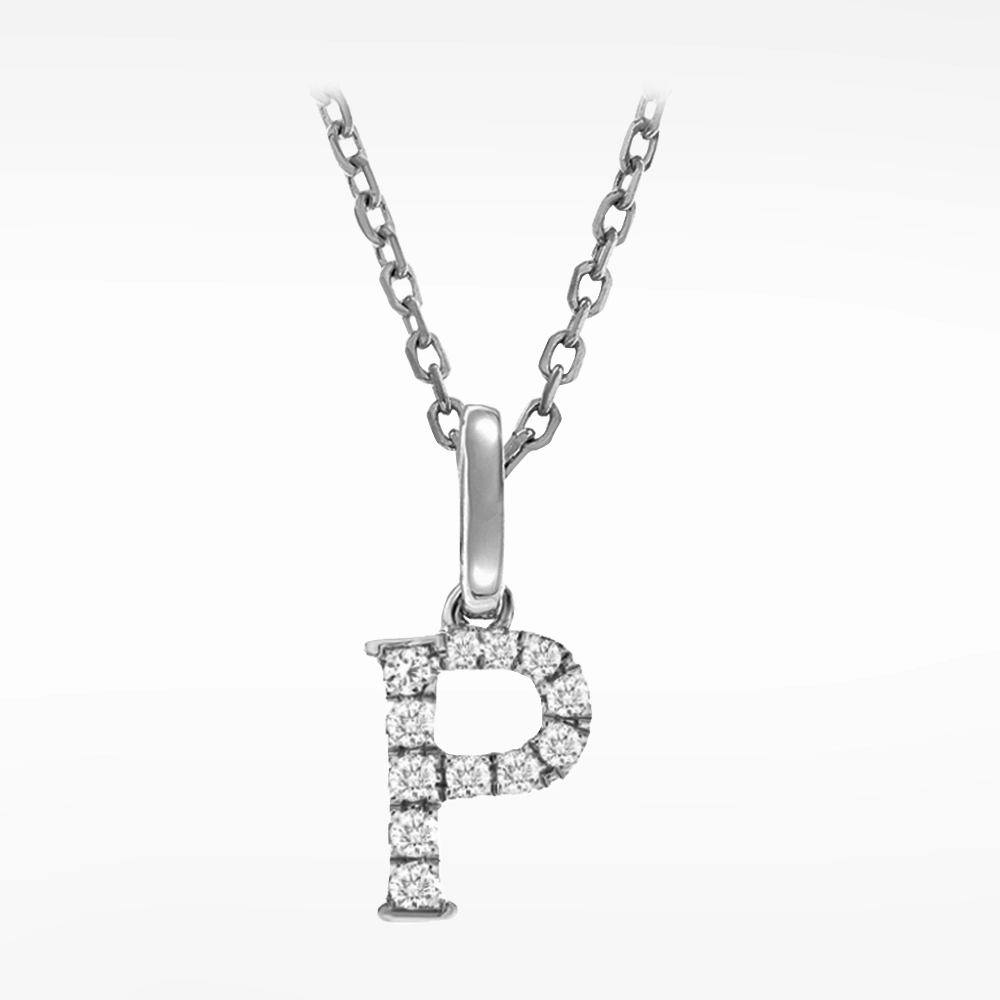 Love Letters P Necklace