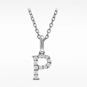 Love Letters P Necklace