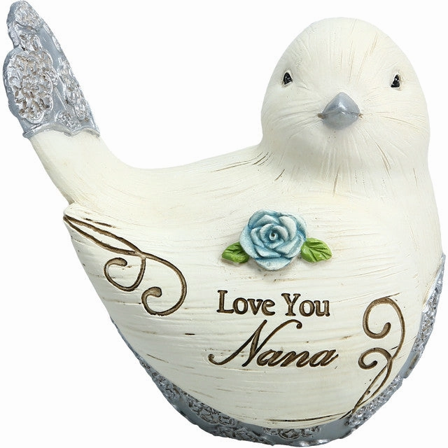 Love You Nana Bird Figurine 3.5" Decorative Mirror,Home Decor Mirror