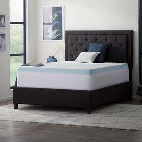 Lucid Comfort Collection Fitted Mattress and Topper Cover - White mattress pads,mattress topper,bed protection