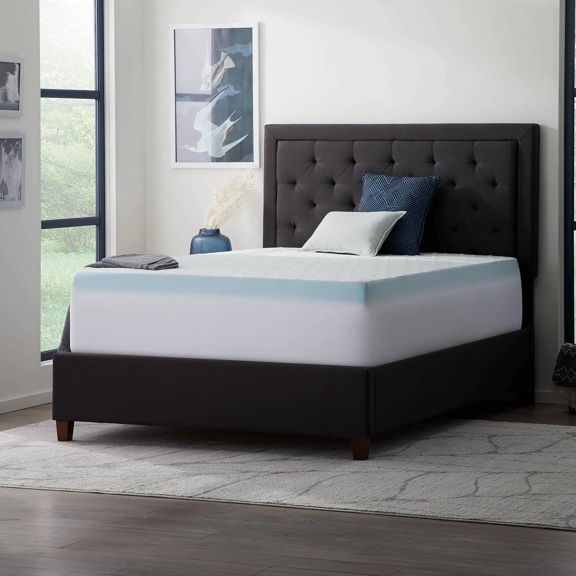 Lucid Comfort Collection Fitted Mattress and Topper Cover - White mattress pads,mattress topper,bed protection