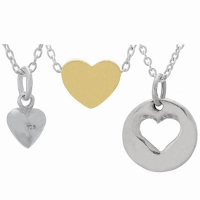 Lucky Heart Sterling Necklace