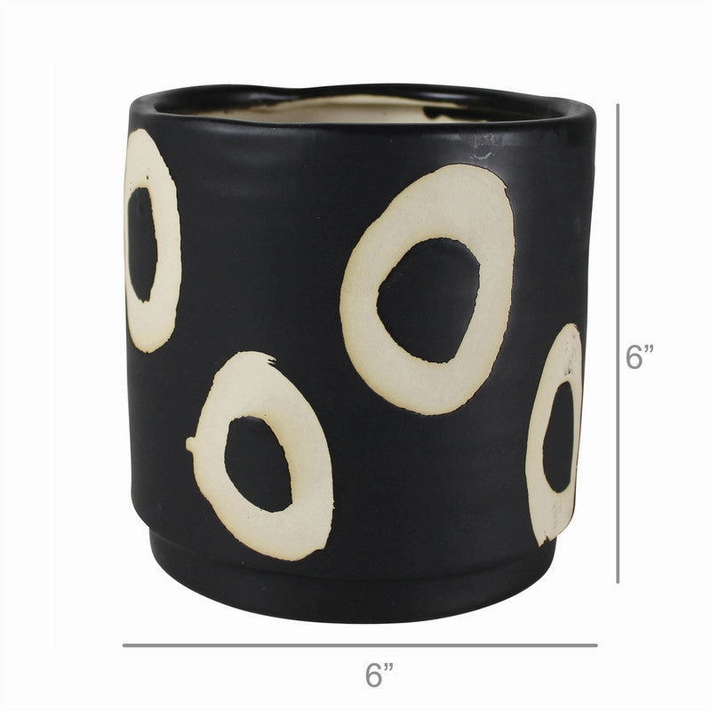 Lulu Cachepot, Ceramic - Lrg