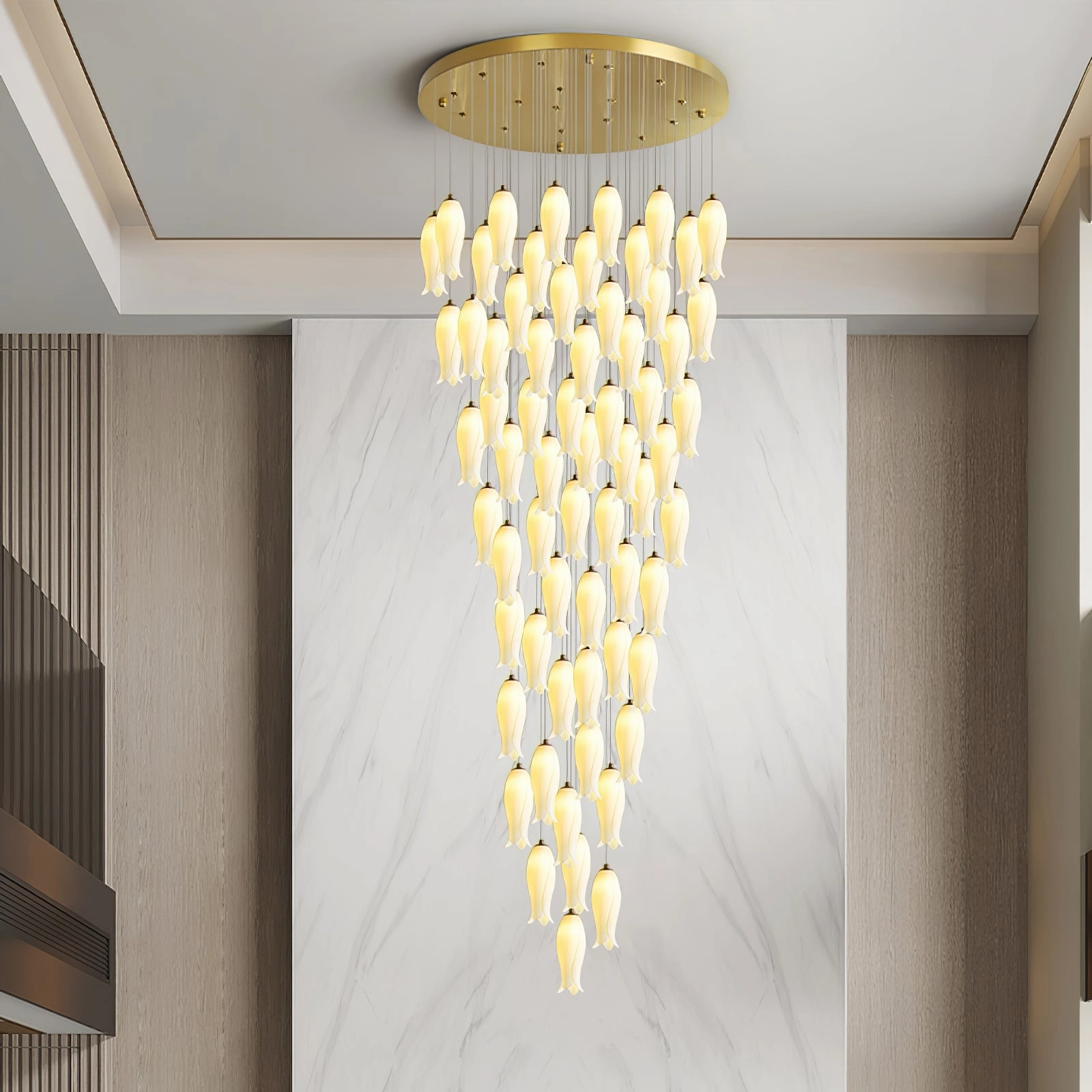 Luma Flora Stairs Chandelier