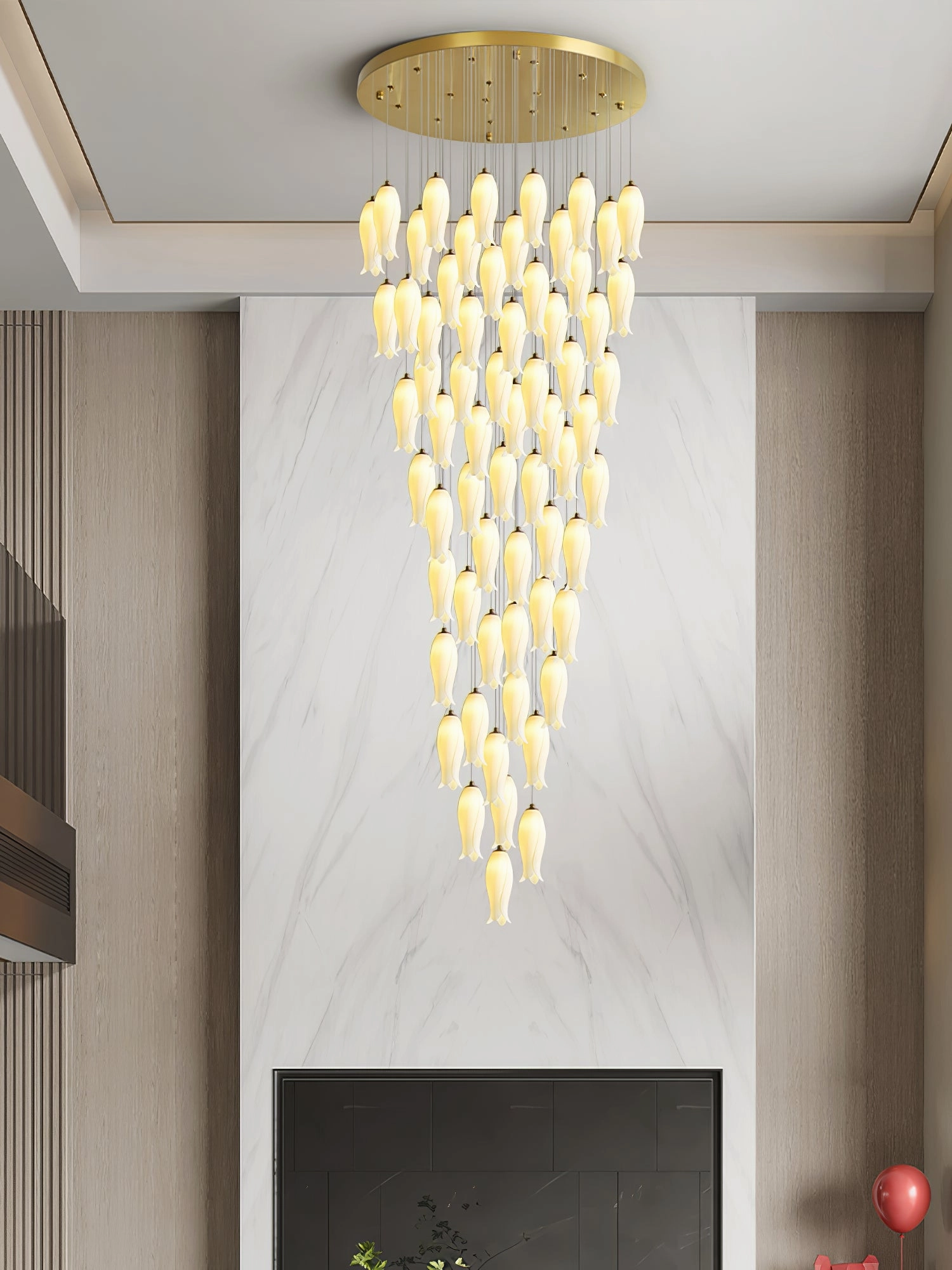 Luma Flora Stairs Chandelier