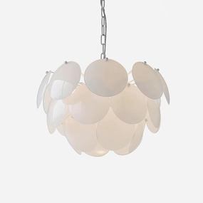 Luminous Petal Glass Chandelier chandelier,ceiling light,decorative lighting