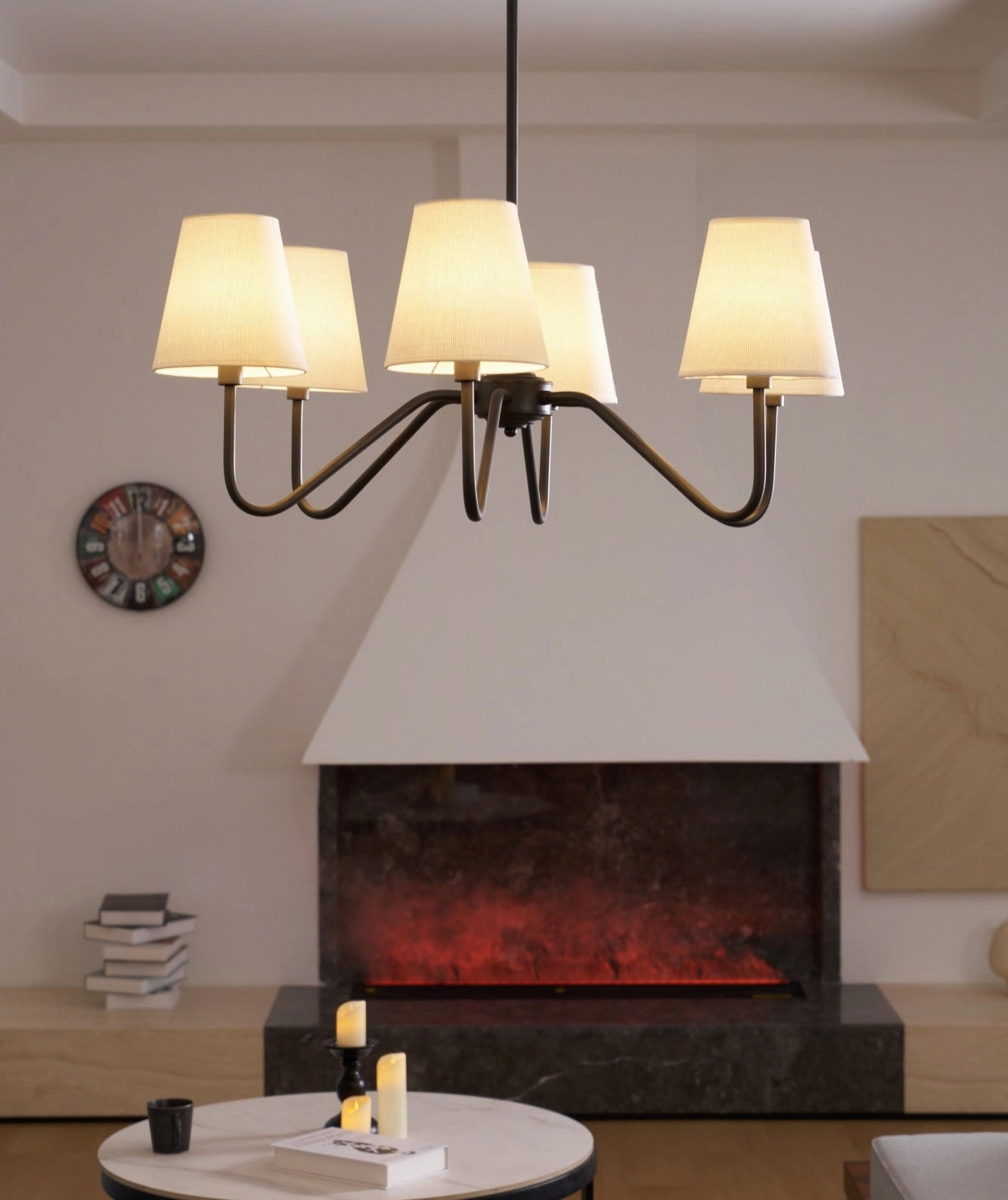 Lumos Black Chandelier