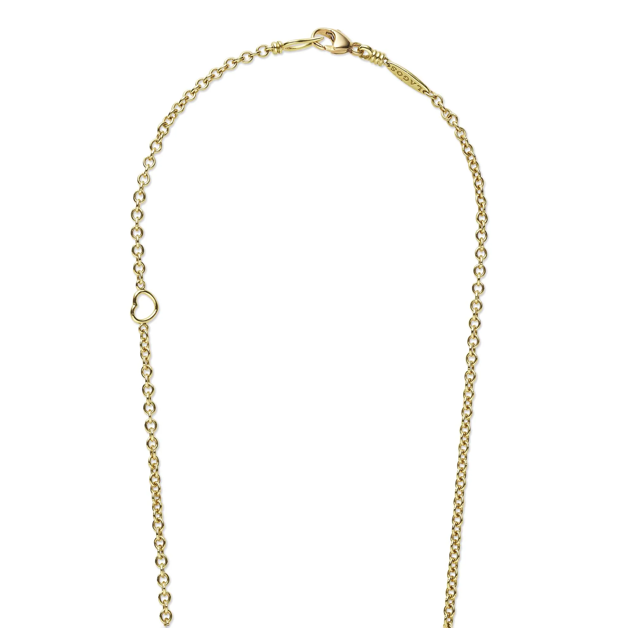 Luna 18K Gold Fleur Pearl Diamond Pendant Necklace