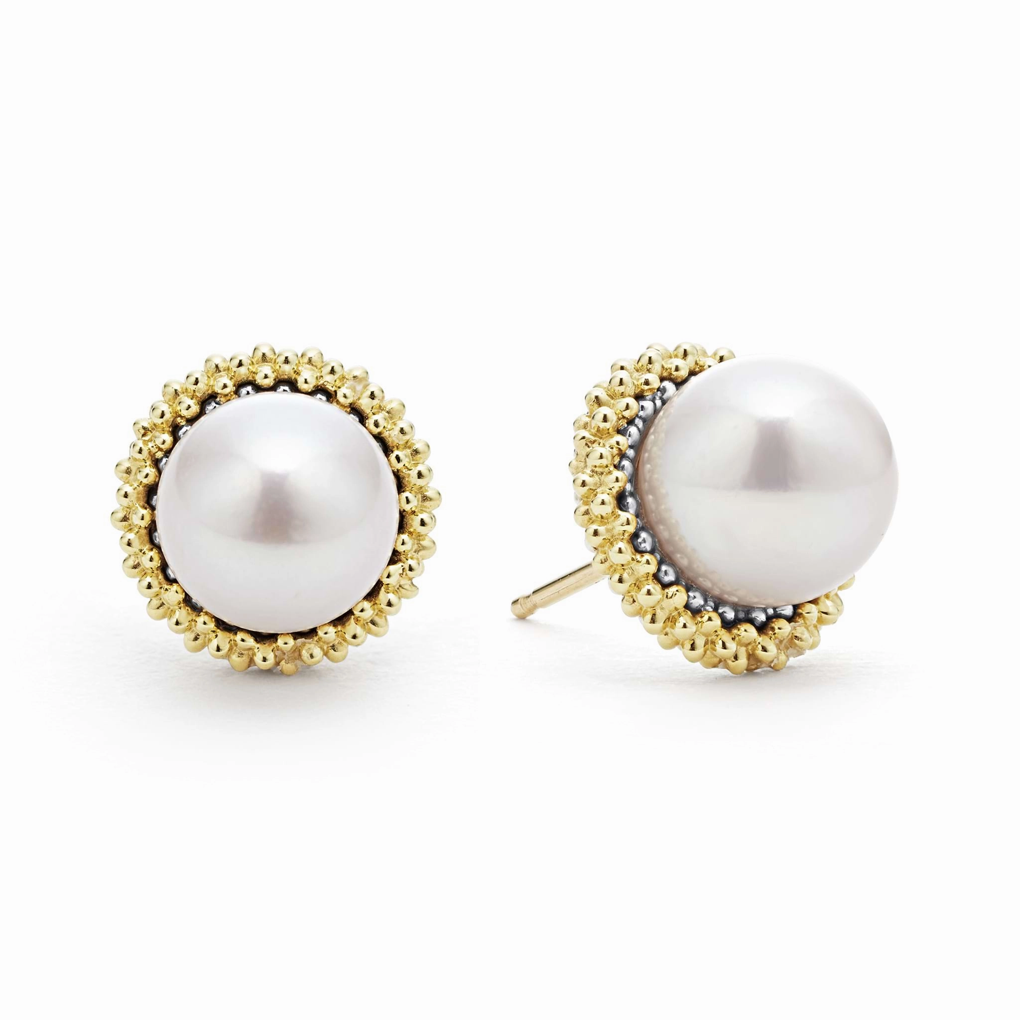 Luna 18K Gold Pearl Earring and Necklace Gift Set