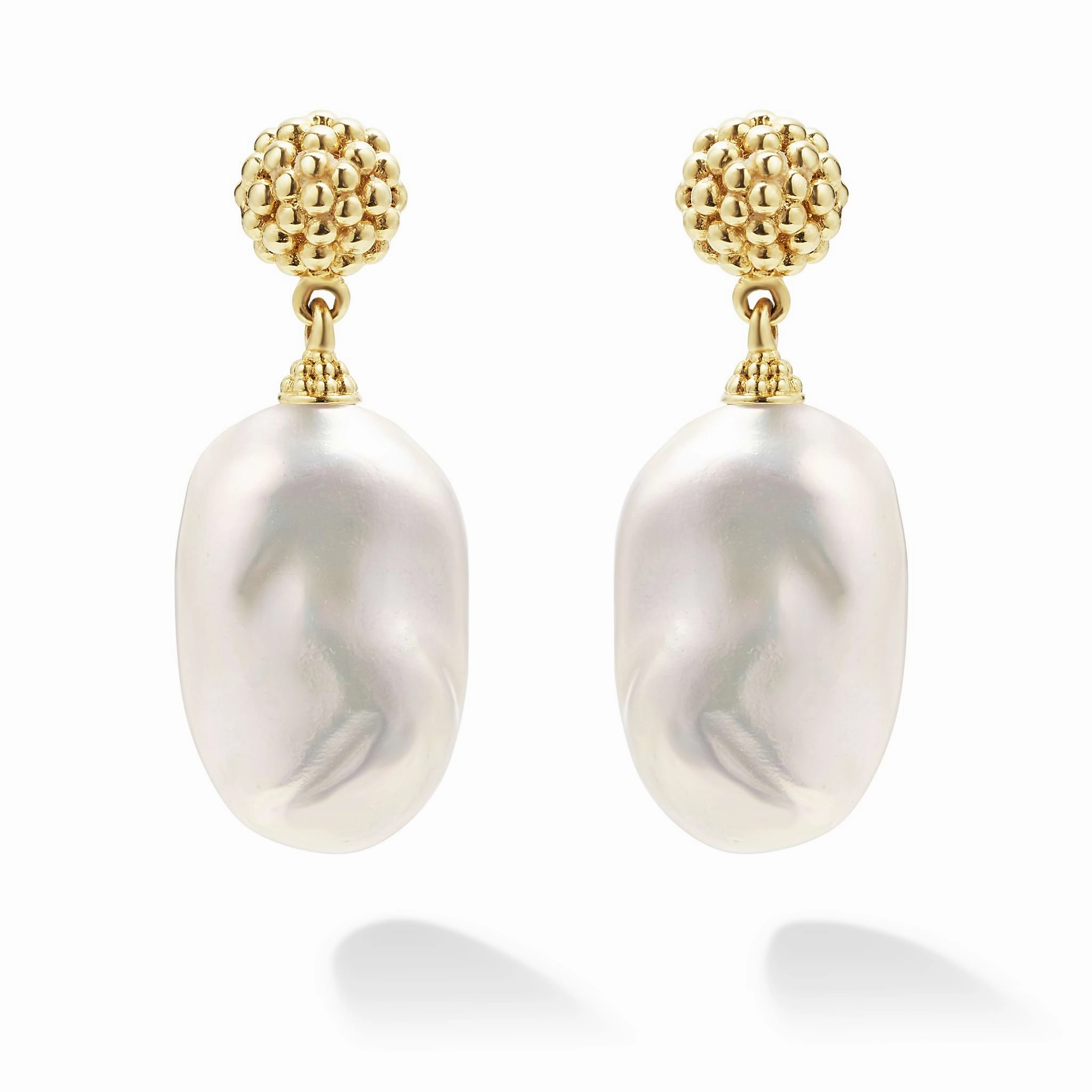 Luna Baroque Pearl Drop Earrings