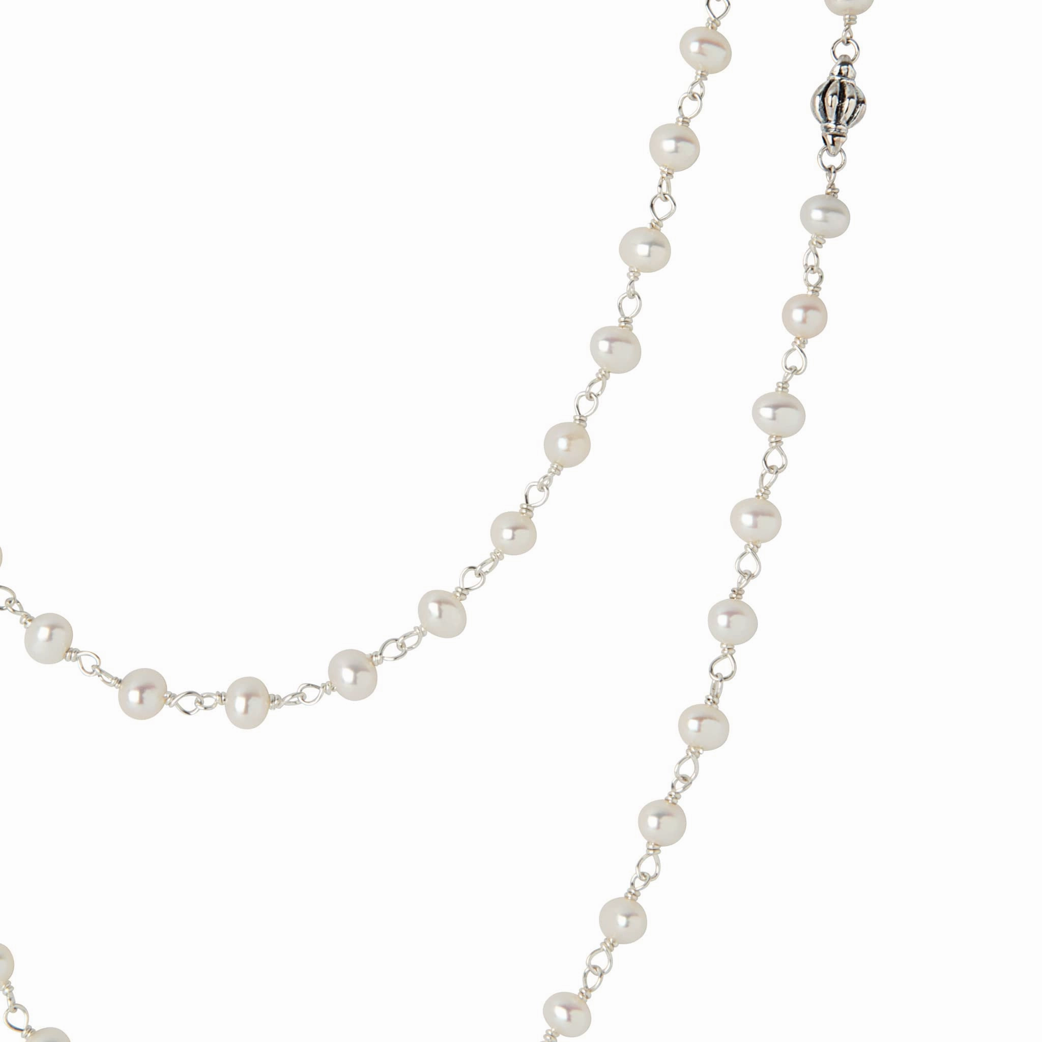 Luna Beaded Pearl Necklace