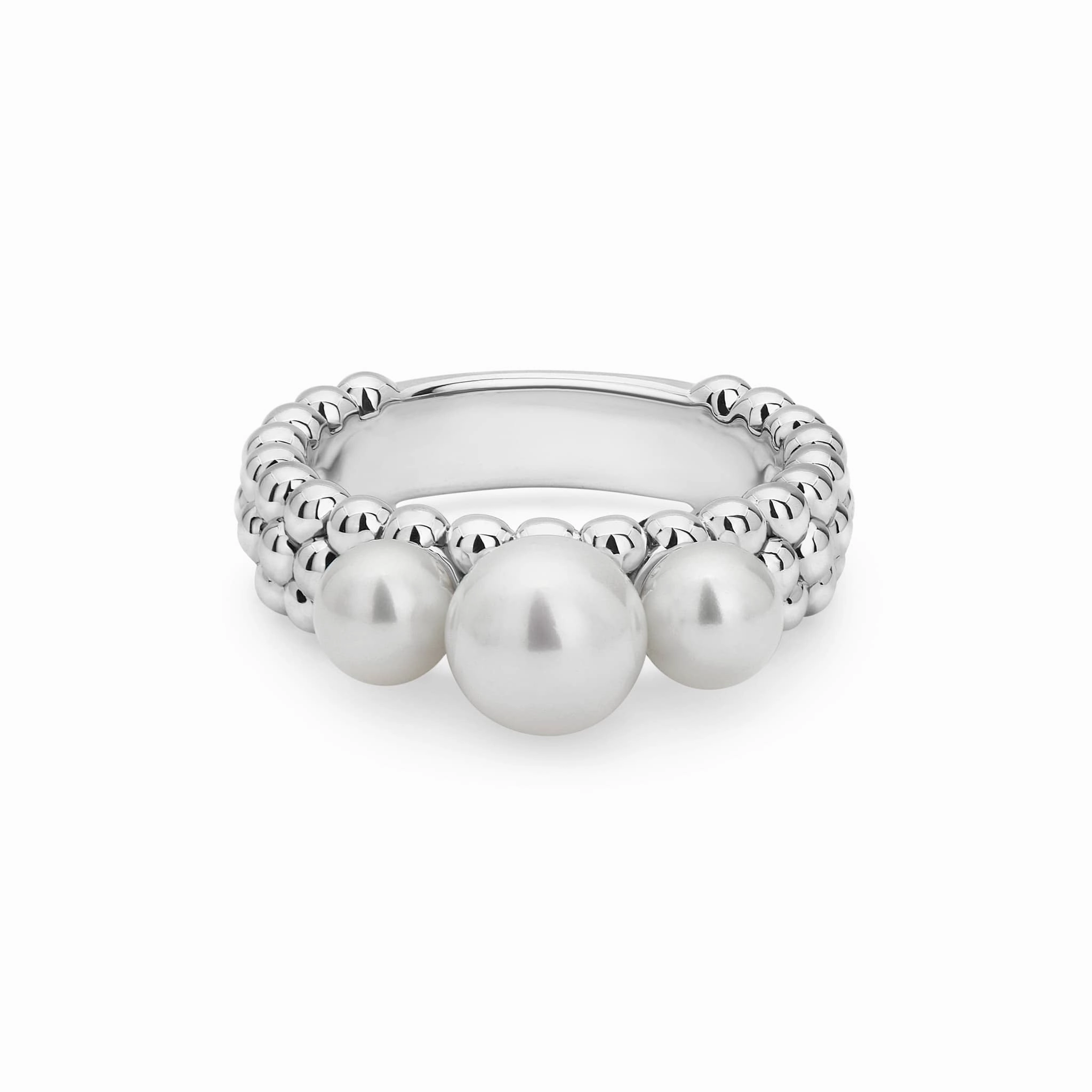 Luna Caviar Pearl Ring