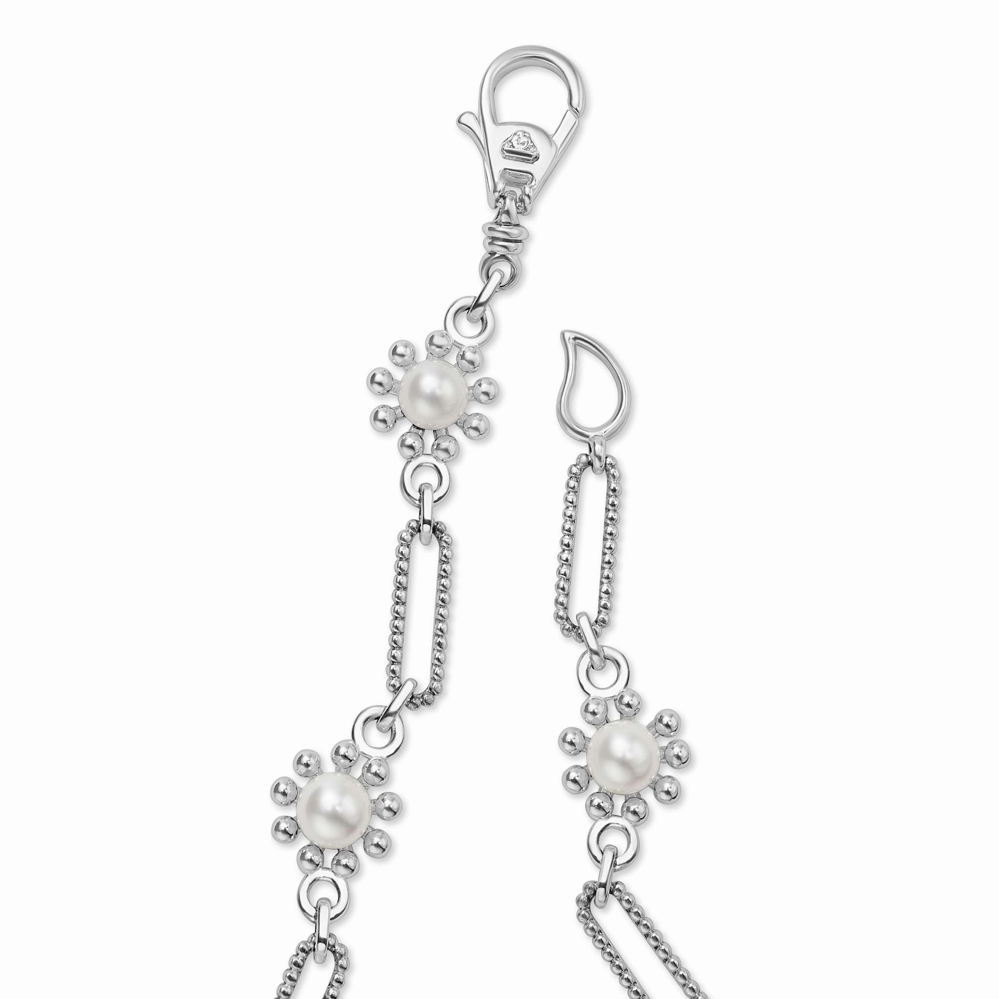 Luna Fleur Pearl Link Necklace